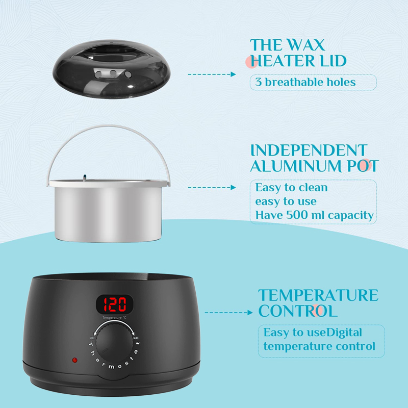 Wax Melting Pot - 2026 Nieuwe 500ml Waxverwarmer voor ontharing,