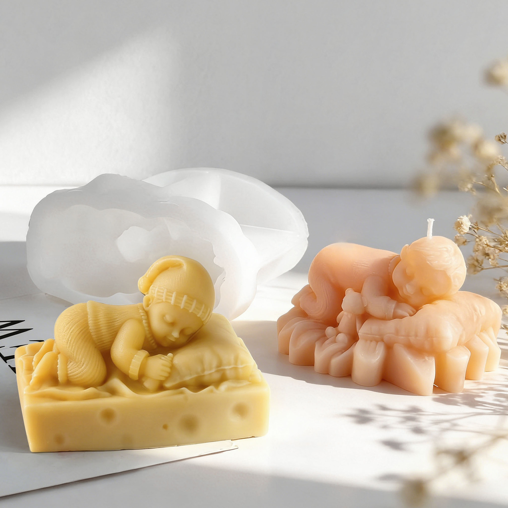 DIY Slapende Baby Siliconen Ka - Candle Supplies Store recensie en prijs