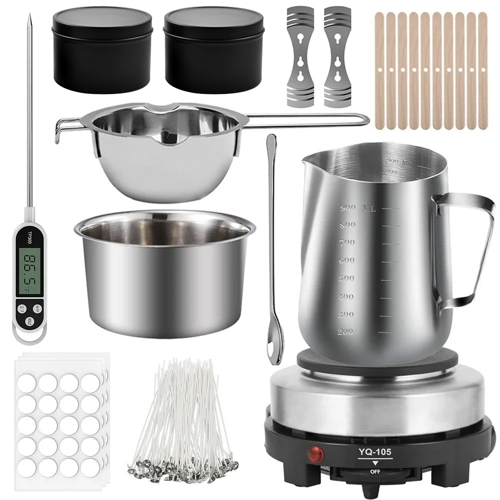 Glintmos DIY kaarsenmaakset me - Wax Melting Pot recensie en prijs