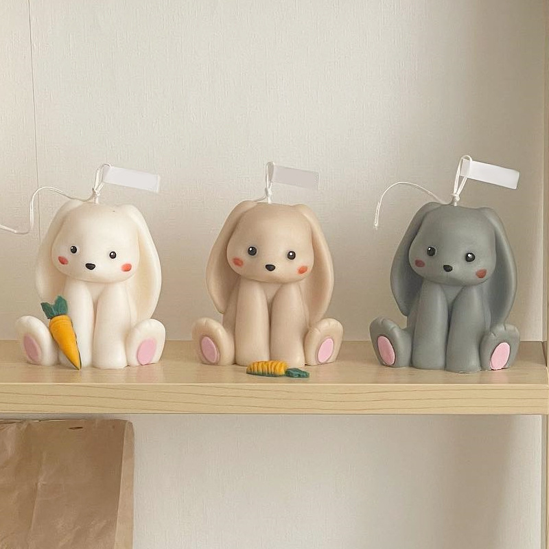 Zittend Konijn Siliconen Kaars - Candle Supplies Store recensie en prijs